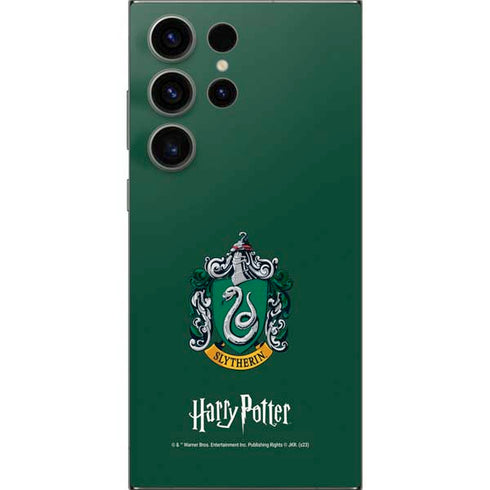 Wizarding World Harry Potter Slytherin House Crest Galaxy S25 Ultra Skin